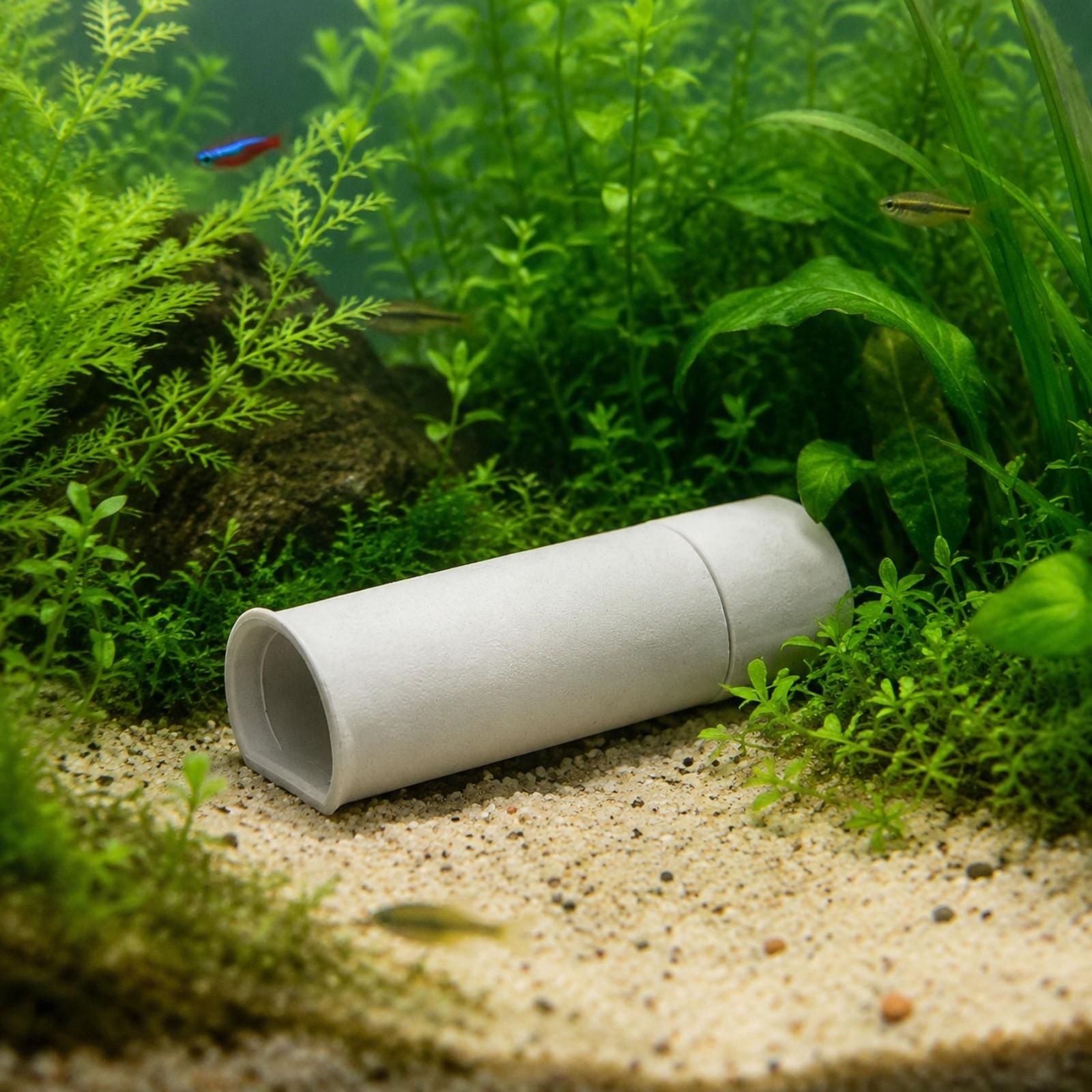 Hide Cave Ceramic - Keramik-Aquarienhöhle als Versteck für Zuchtfische, Miniatur-Unterwasserdécor-Ornament