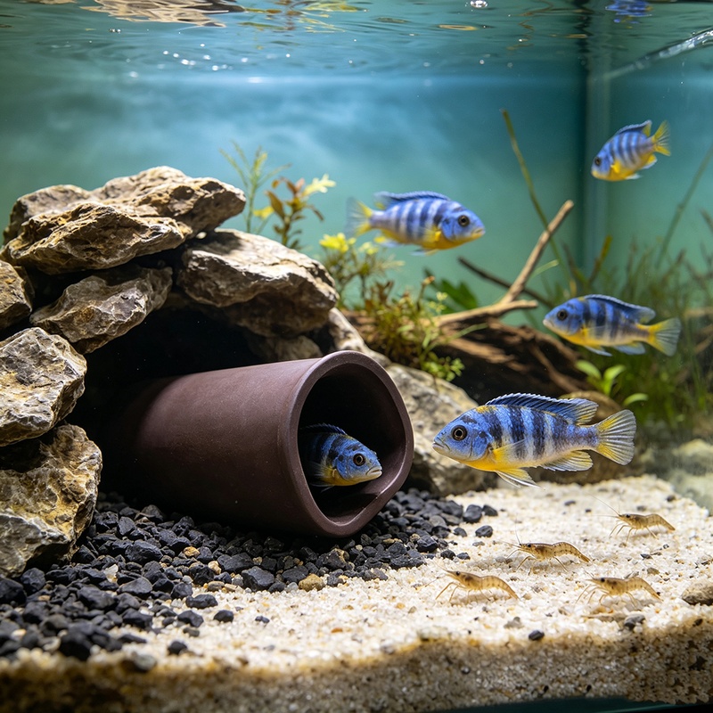 Neue Fischbecken-Höhle, Aquari – Hide Cave Ceramic Bewertung und Preis