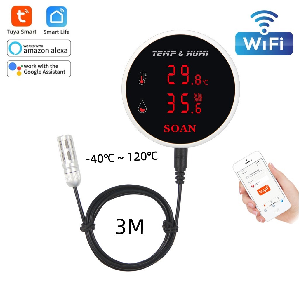 Tuya Wifi Temperatur Luft feuc – Digital Hygrometer Probe Bewertung und Preis